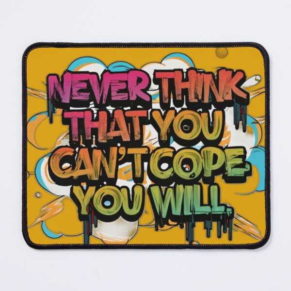 Item preview, Texto: Nunca pienses que no puedes hacer frente. designed and sold by Tomasz Siennicki.
