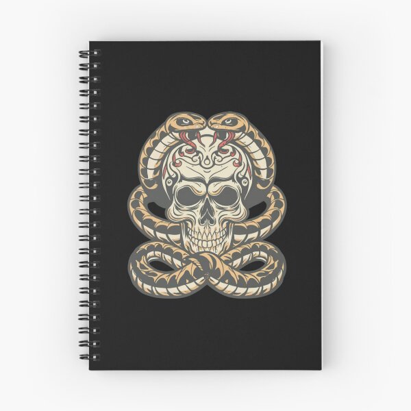 Item preview, Serpentine Skeleton: American Traditional Skeleton Snake Tattoo designed and sold by Goku Creations.