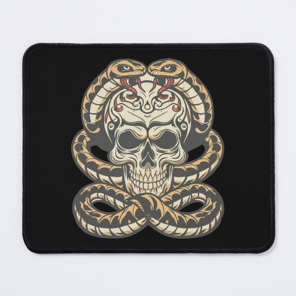 Item preview, Serpentine Skeleton: American Traditional Skeleton Snake Tattoo designed and sold by Goku Creations.