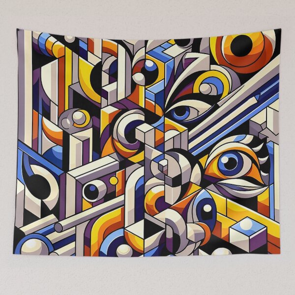 Item preview, Fragmented Reality: A Cubist Illusion designed and sold by APARTAI EU.
