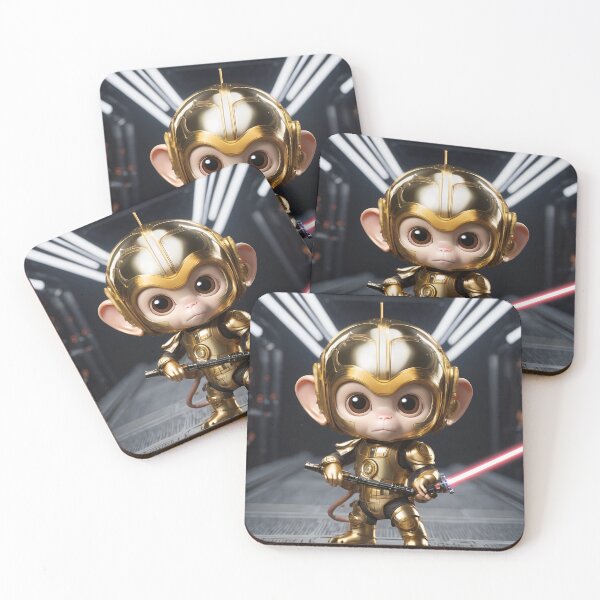 Item preview, Robot Monkey is training to fight. designed and sold by BotunPeony.