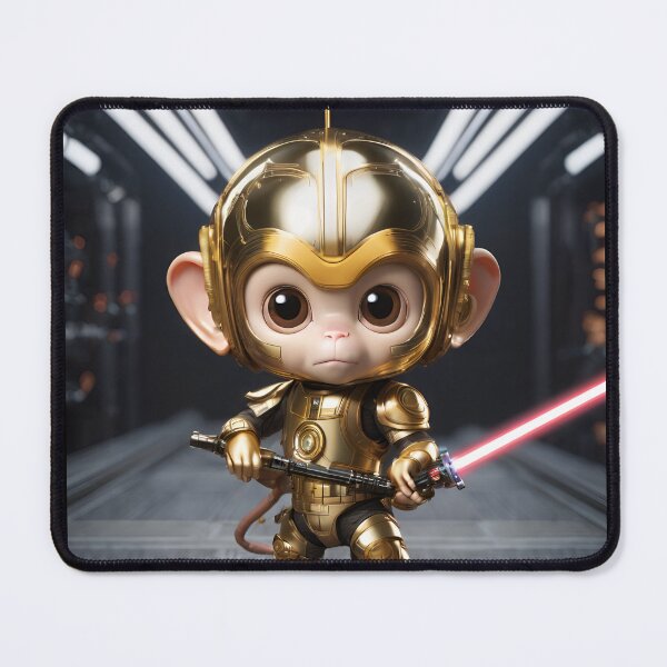 Item preview, Robot Monkey is training to fight. designed and sold by BotunPeony.