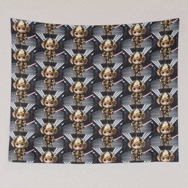Item preview, Robot Monkey is training to fight. designed and sold by BotunPeony.