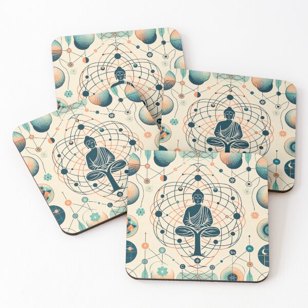 Item preview,  Buddhist elements with scientific concepts designed and sold by CoussaZau.