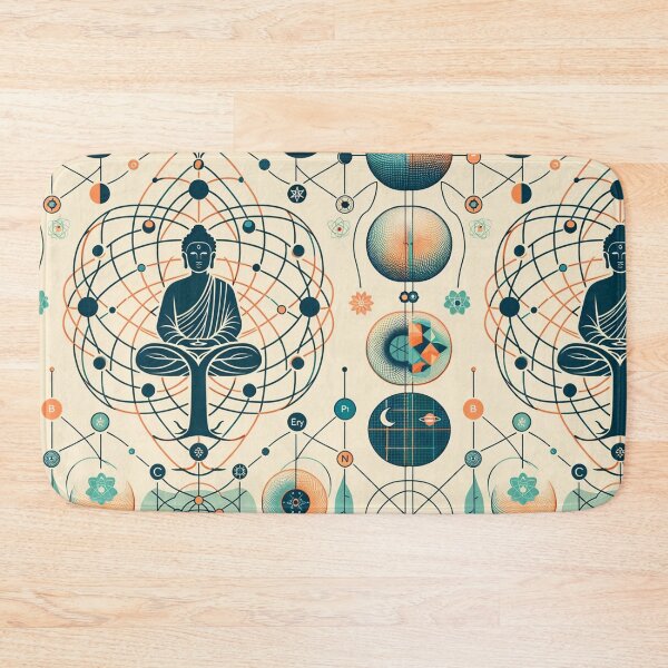 Item preview,  Buddhist elements with scientific concepts designed and sold by CoussaZau.