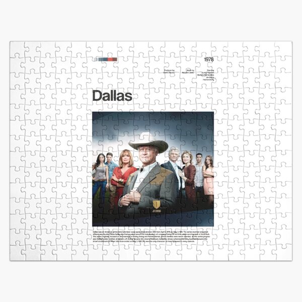 Aperçu de l'œuvre  Affiche de la série Dallas créée et vendue par paulrommer.