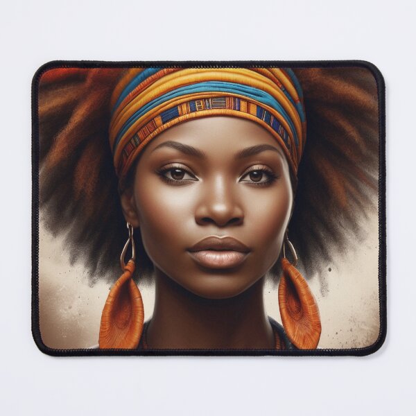 Item preview, Earthen Harmony | Tribal Beauty in Orange and Blue designed and sold by Rothnaric.