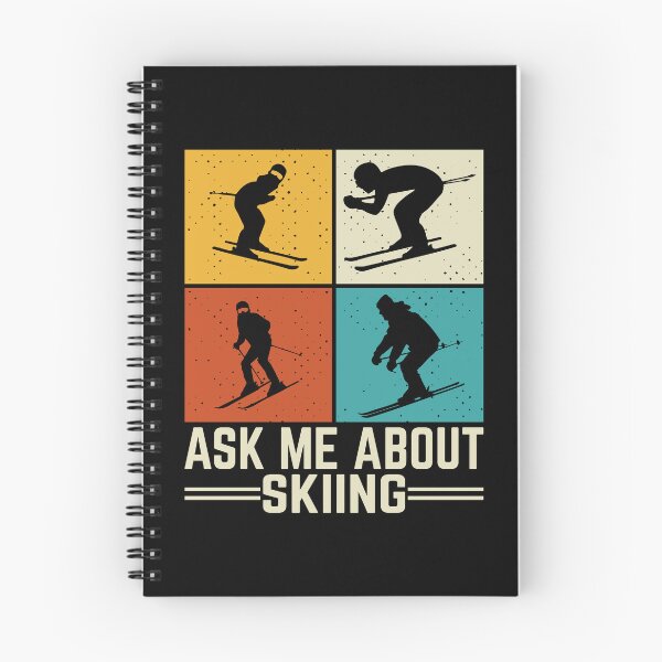 Item preview, Ask Me About Skiing Retro Vintage  designed and sold by Smix Pixels.