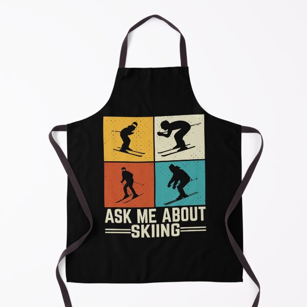 Item preview, Ask Me About Skiing Retro Vintage designed and sold by Smix Pixels.