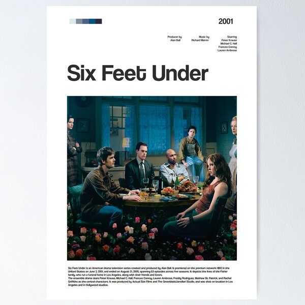 Item preview, Six Feet Under  series poster designed and sold by paulrommer.