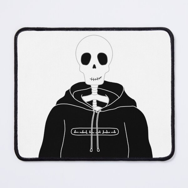Item preview, Preppy skeleton wear black hoodie T4 designed and sold by thigacreative.