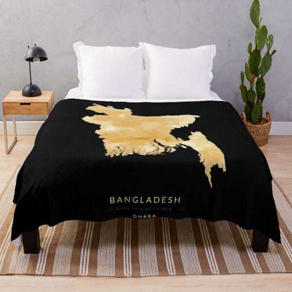 Item preview, Bangladesh map in gold color designed and sold by Jerhus.