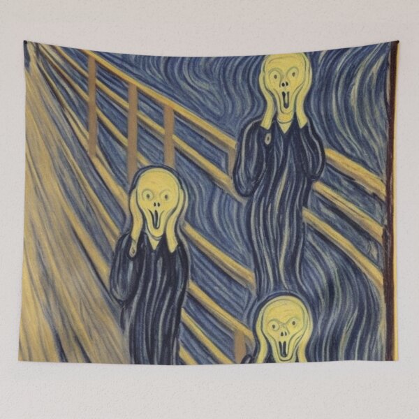 Item preview,  The Scream by Edvard Munch designed and sold by RareLineDesign.