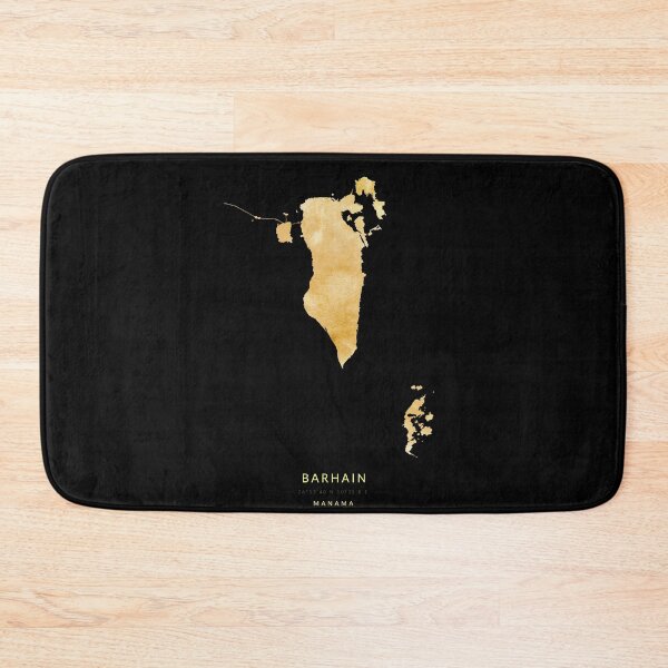 Item preview, Barhain map in gold color designed and sold by Jerhus.