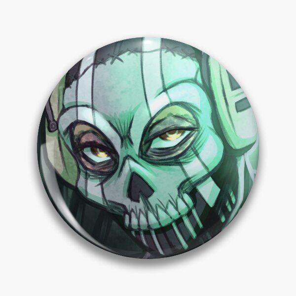 Item preview, Ghosting / Simon Riley / Green Hue  designed and sold by theHoodedNeku.