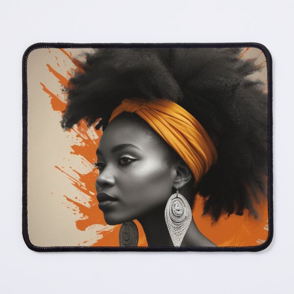 Item preview, Monochrome Radiance | Tribal Beauty in Orange designed and sold by Rothnaric.