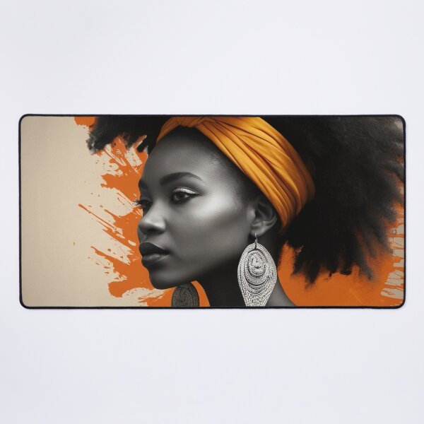 Item preview, Monochrome Radiance | Tribal Beauty in Orange designed and sold by Rothnaric.