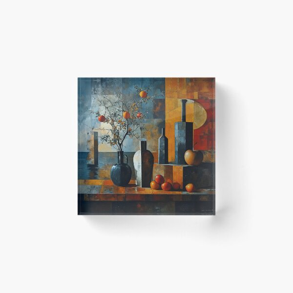 Item preview, Harmonic Stillness: Cubist Nature designed and sold by APARTAI EU.