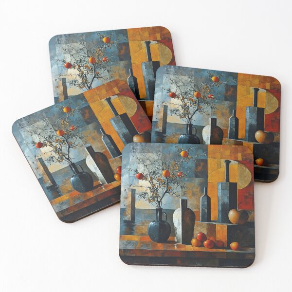 Item preview, Harmonic Stillness: Cubist Nature designed and sold by APARTAI EU.