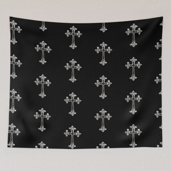 Item preview, goth black cross designed and sold by 5diglet.