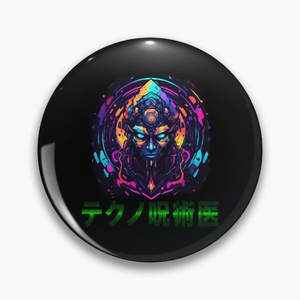 Item preview, Techno Shaman, Cyberpunk Witchdoctor, Kanji designed and sold by Burn-Ego.