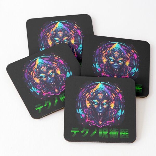 Item preview, Techno Shaman, Cyberpunk Witchdoctor, Kanji designed and sold by Burn-Ego.