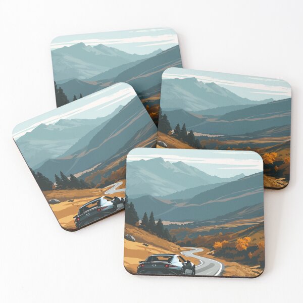 Item preview, Mazda Mx5 Miata RF on the mountain designed and sold by NiceGoodBetter.