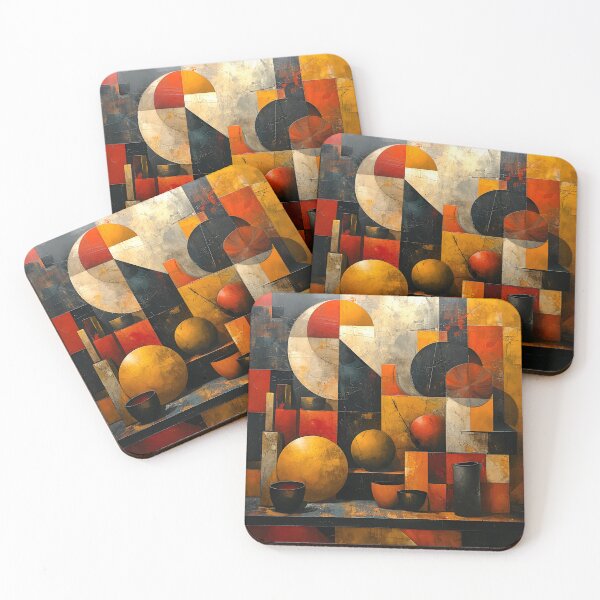 Item preview, Geometric Harmony: Cubist Still Life designed and sold by APARTAI EU.