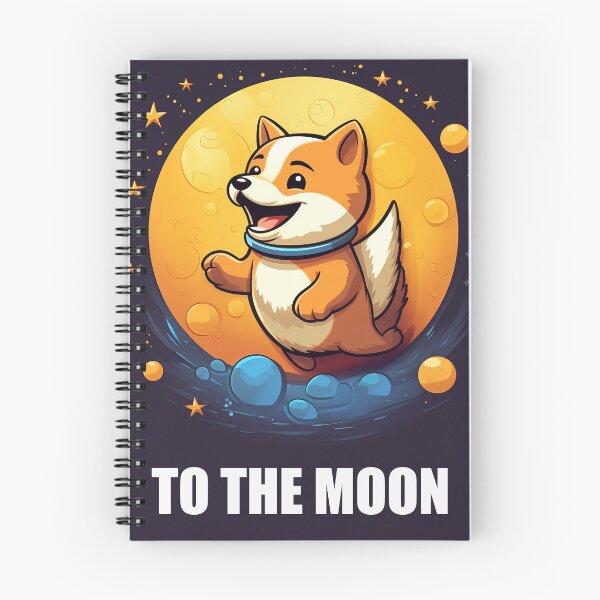 Artikelvorschau, Dogecoin zum Mond entworfen und verkauft von storyofdavid.