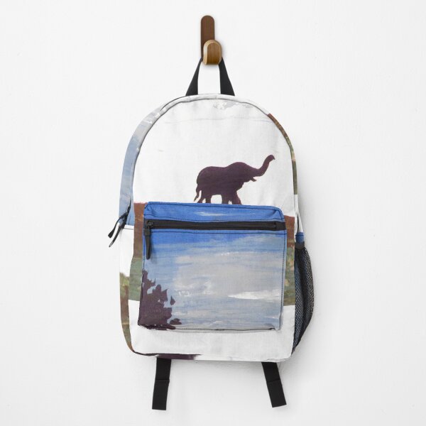 Item preview, elephant art good luck tree of life cute illustration animal designed and sold by wrightsonarts.