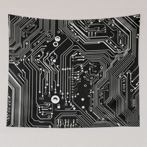 Item preview, Microchip Monochrome Design  designed and sold by GrinGalore.
