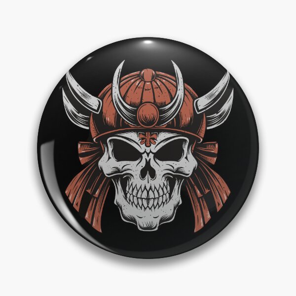 Item preview, samurai skull designed and sold by nour ⭐⭐⭐⭐ ⭐.
