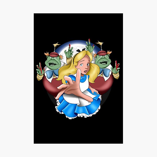 Alice in Wonderland Prints - 11x14 Unframed Wall Art Print Poster - Perfect  Alice in Wonderland Gifts and Decorations (Who Stole The Tarts?)