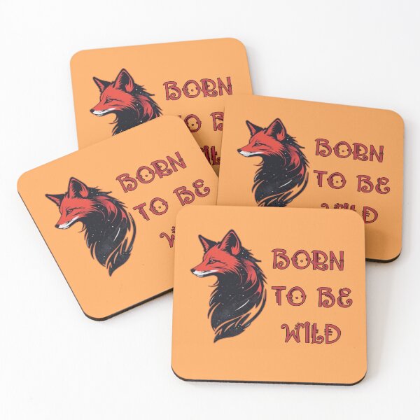 Item preview, Born to be wild fox designed and sold by WildArtista.