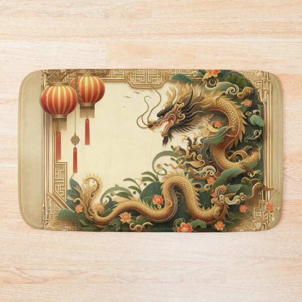 Item preview, Fantasy Dragon zodiac ushering New Year (silvergoldvisionary) designed and sold by SGVisionary.