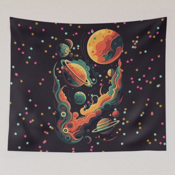Item preview, Abstract geometric, Watercolor Space  designed and sold by asbno19.