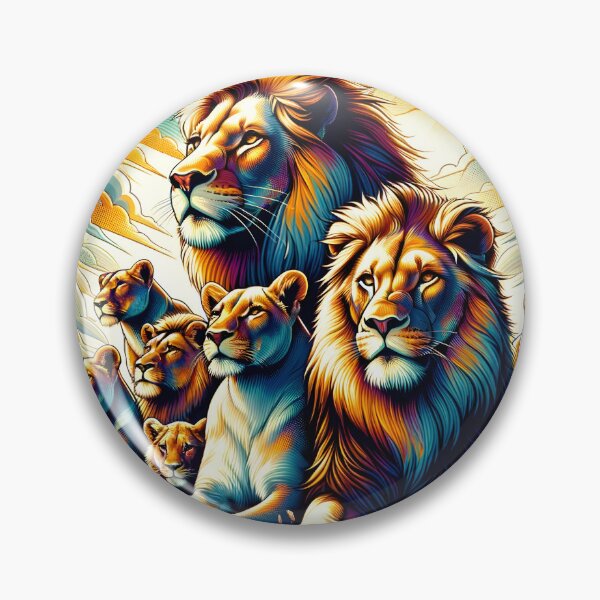 Item preview, lion designed and sold by Vortex shop.