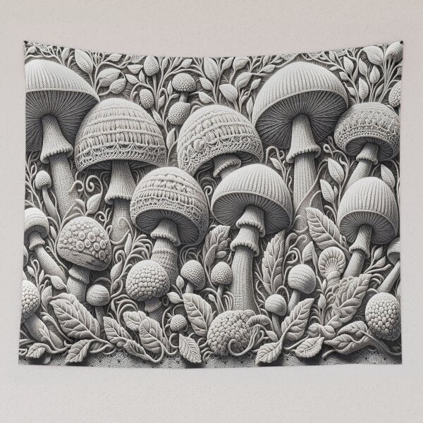 Item preview, Mushroom Crochet Pattern designed and sold by irek07.