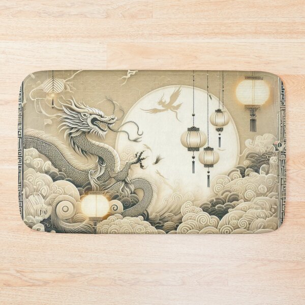 Item preview, Fantasy Dragon zodiac ushering New Year (silvergoldvisionary) designed and sold by SGVisionary.