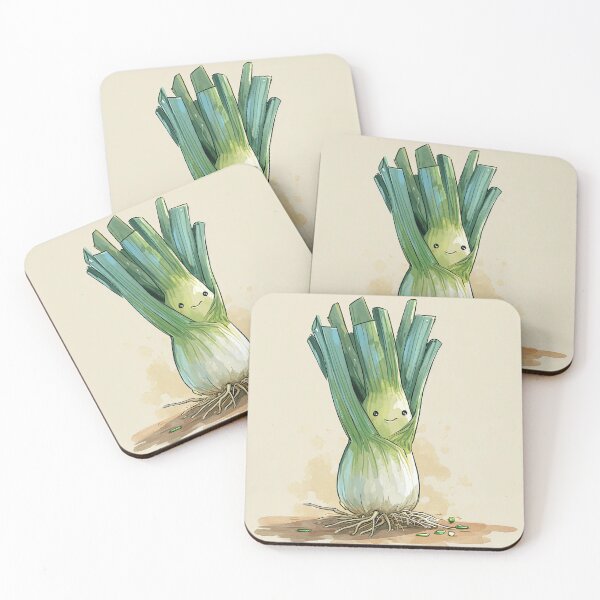 Item preview, Kawaii leek designed and sold by Sp3ctrumOfColor.