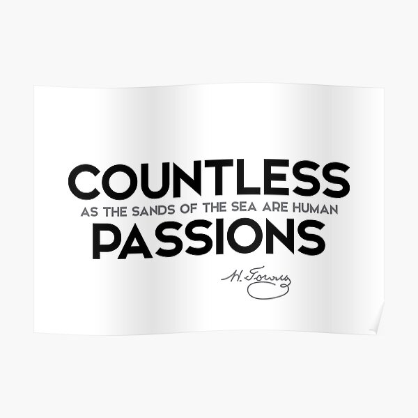 countless passions - nikolai gogol Poster
