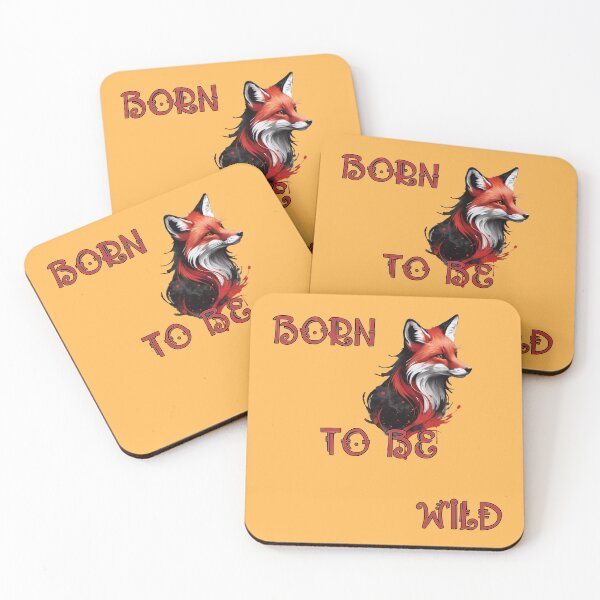 Item preview, Born to be wild fox designed and sold by WildArtista.