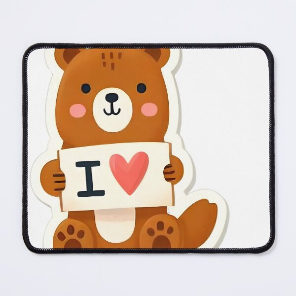Item preview, i love bear Sticker designed and sold by hamza243.