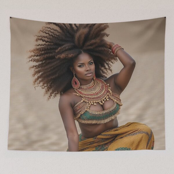 Item preview, Wind-Kissed Essence | Nubian Desert Beauty designed and sold by Rothnaric.