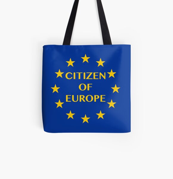 Citizen of Europe All Over Print Tote Bag