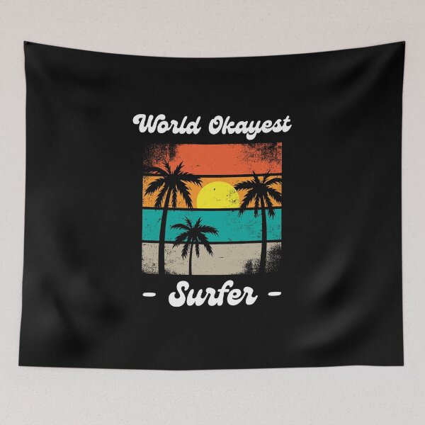 Item preview, World Okayest Surfer designed and sold by FridPix.