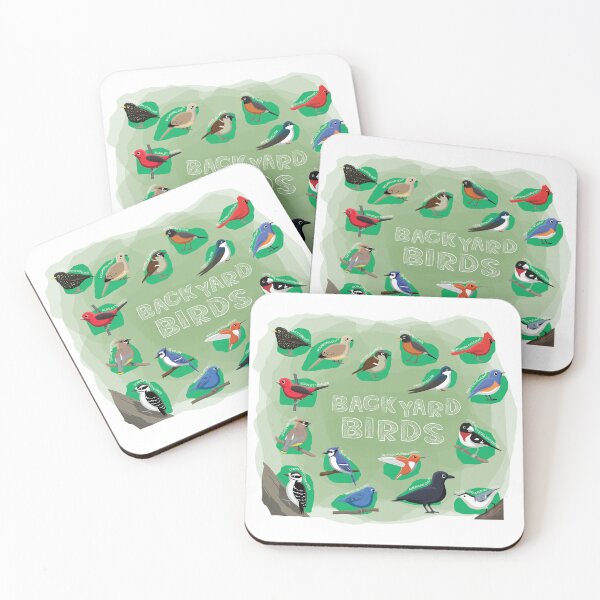 Item preview, North American backyard birds with names designed and sold by SUPERHERON.