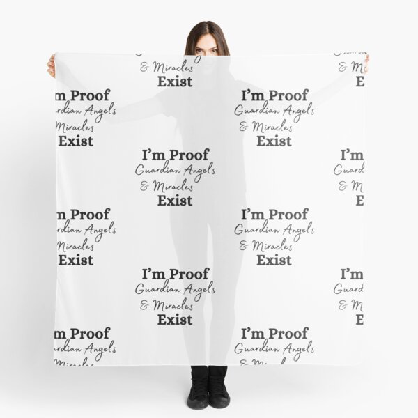 Item preview, Guardian Angels and Miracles Exist I'm Proof designed and sold by gillys.