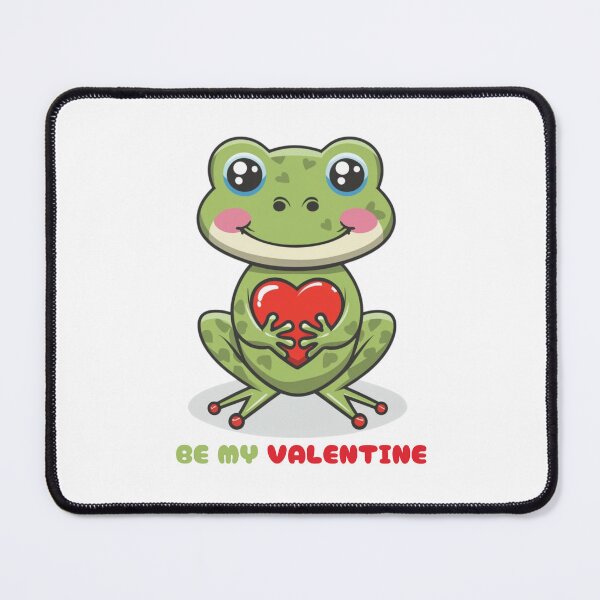 Item preview, Frog with heart: be my valentine  designed and sold by syedmaaz.