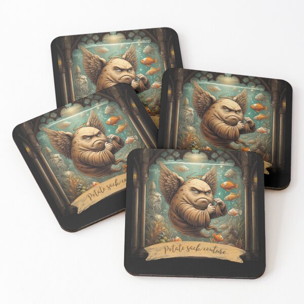 Item preview, Celestial Potato Sack Couture: Whimsical Aquatic Illustration designed and sold by zax454.